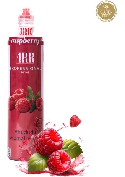 4rr Ahududu Aromalı Kahve & Tropikal Içecek & Kokteyl Şurubu 750 ml