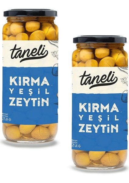 2'li Kırma Yeşil Zeytin 600 gr (300 gr x 2)