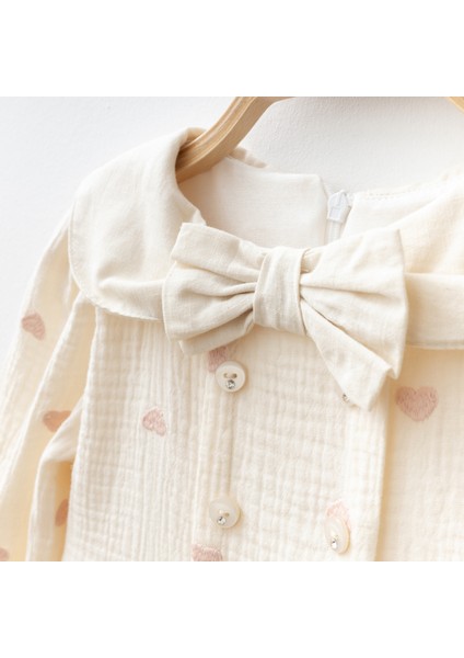 Kalp Işlemeli Kız Bebe Elbise fiyatları