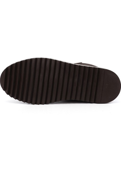 Gön Hakiki Deri Yuvarlak Burun Kauçuk Taban Bağcıklı Fermuarlı Günlük Erkek Bot 05803 indirimleri