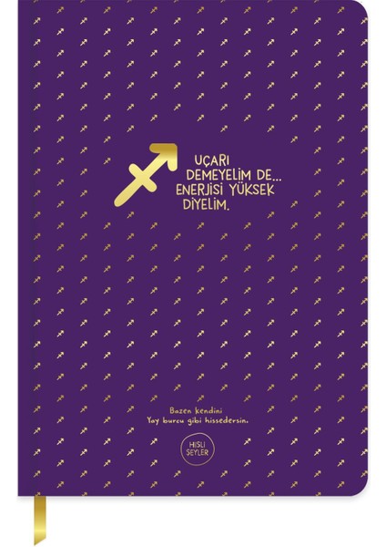 A5 96 Yp.çizgili Sert Kapak Ciltli Defter-Yay Burcu