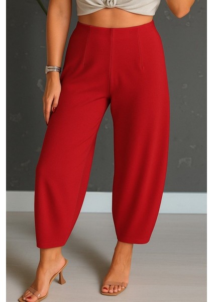 Mottisfashion Kadın Yüksek Bel Krep Pantolon fiyatları