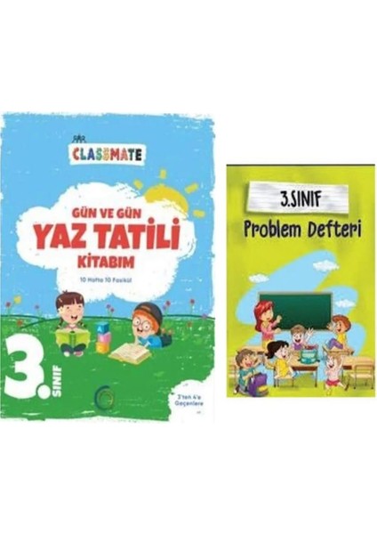 3. Sınıf Gün ve Gün Yaz Tatili Kitabım ve Problem Defteri
