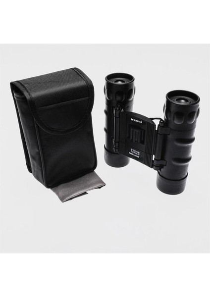 12X25 El Dürbünü 1000M/56M - Geniş Görüş Alanlı Siyah