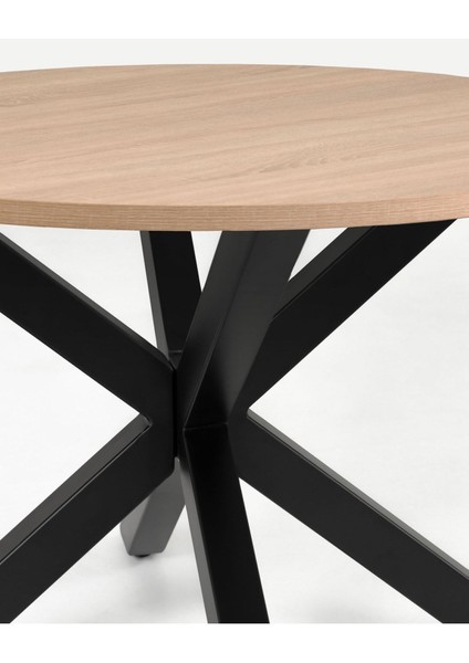 Sleteos Yemek Masası Siyah Ayak Kaplamalı Mdf Tabla fırsatları