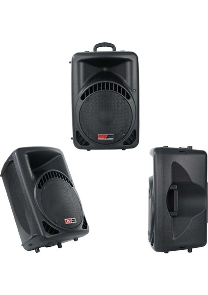 AMPLE-10A Aktif Kabin Hoparlör 10 Inç 600 Watt Bluetooth USB indirimleri