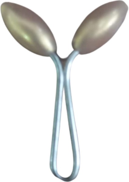 Eşarp Klipsi Başak Model Krem 1 Adet