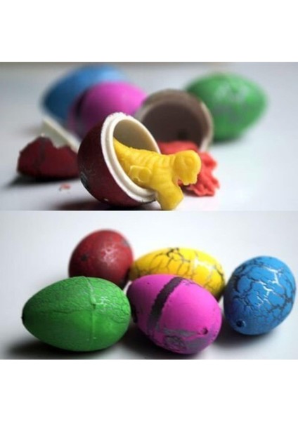 (5 Adet) Islanınca Çatlayıp Büyüyen Dinazor Yumurtası Oyuncak Dinozor Yumurtası