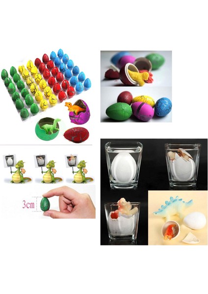 (5 Adet) Islanınca Çatlayıp Büyüyen Dinazor Yumurtası Oyuncak Dinozor Yumurtası fiyatları