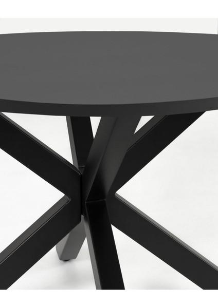 Sleteos Yemek Masası Siyah Ayak Siyah Tabla fırsatları