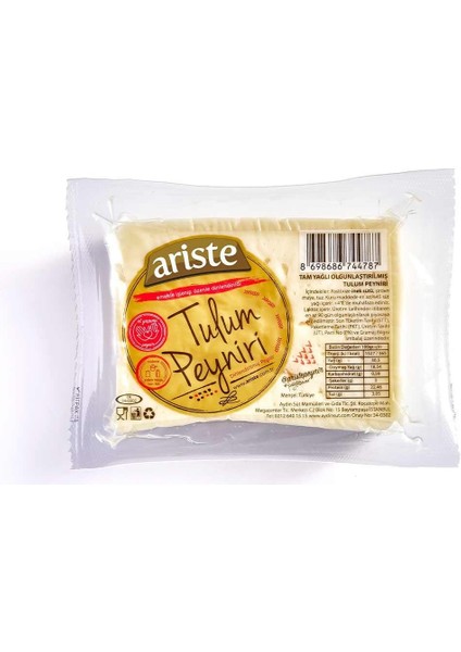 3'lü Tam Yağlı Tulum Peyniri 750 gr (250 gr x 3) – İnek Sütü fiyatları