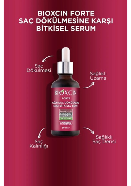 Forte Bitkisel Saç Serumu 3 x 50 ml Lipozom Teknolojisi indirimleri