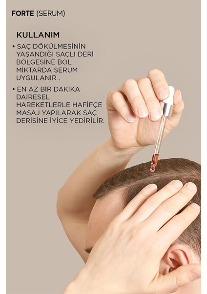 Forte Bitkisel Saç Serumu 3 x 50 ml Lipozom Teknolojisi