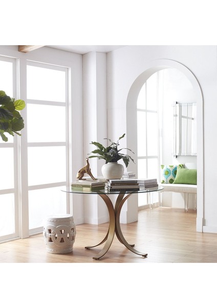 Trim Gold Metal Cam Yemek Masası fiyatları