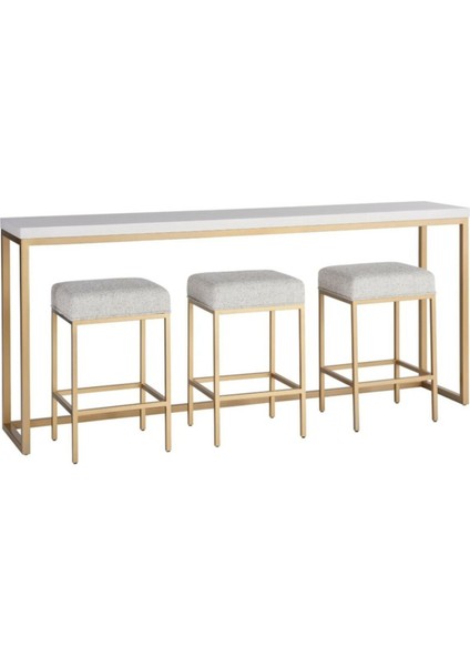 Randa Yüksek Masa Takımı Bar Masa Tabure