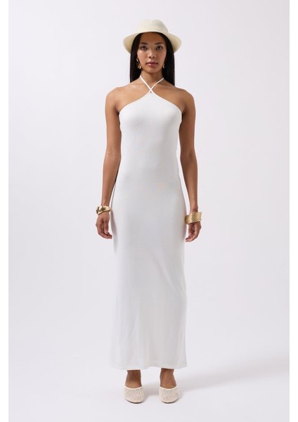 Mottisfashion Çapraz Askılı Maxi Elbise fiyatları