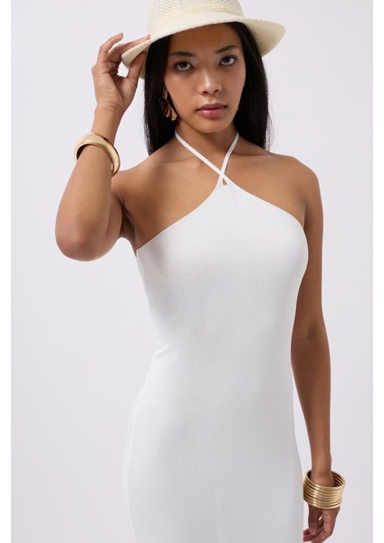 Mottisfashion Çapraz Askılı Maxi Elbise fırsatları