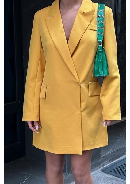 Mottisfashion Georgina Blazer Elbise 2200-06 fırsatları