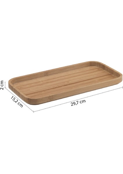 Ninfea Tepsi, 16XH4X30CM - Bambu modelleri