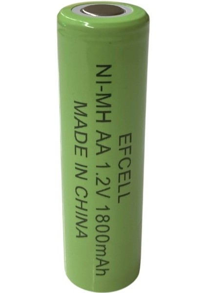 1.2V 1800MAH Ni-Mh Başlıksız Aa Şarjlı Pil