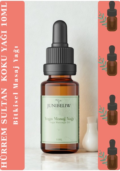 Hürrem Sultan Doğal Vücut Koku Yağı – Yoga ve Meditasyon Esansı Damlalıklı 10ML