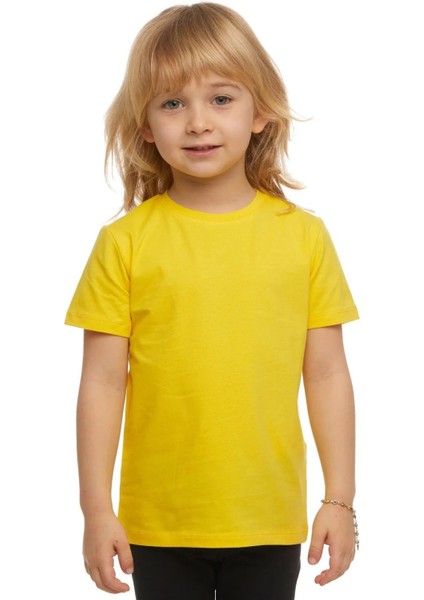 Ibre Çocuk Düz Sarı Tshirt fiyatları