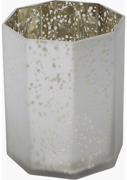 Bardak Mumluk Altıgen Beyaz 13X13X15CM