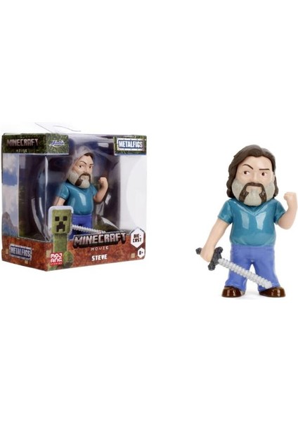 Minecraft Film Figürü - Lisanslı -Metal 6cm -Steve