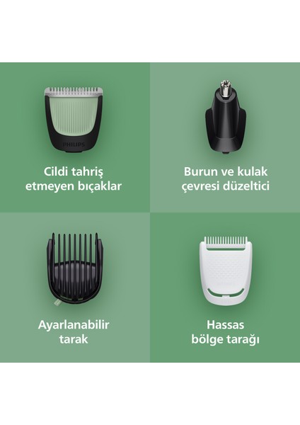 MG3946/15 Erkek Bakım Seti 9'u 1 Arada Saç & Sakal Şekillendirici fırsatları