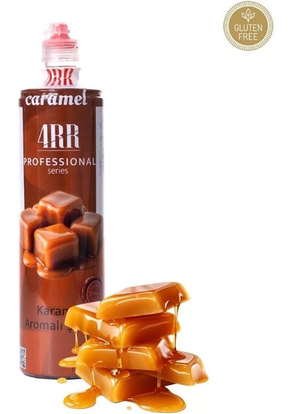 4rr Karamel Aromalı Kahve & Tropikal Içecek & Kokteyl Şurubu 750 ml