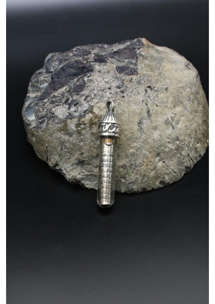 Cevşen Kolye Ucu Ayetel Kürsi Yazılı Zemzem Sulu 925 Ayar Gümüş 902154 modelleri