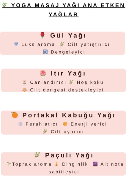 Yoga Masaj Yağı Yüz Yogası 10 ml fiyatları