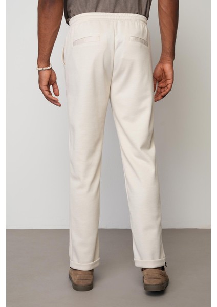 Bej Regular Fit Erkek Duble Paça Pantolon E1029 fırsatları