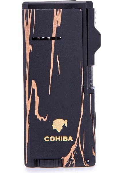 3 Torch Puro Çakmağı – Siyah Ahşap Desenli CCM0530