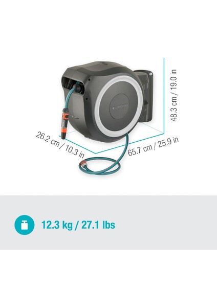 18632 Duvara Monte Otomatik Hortum Makarası Xl 35 M fiyatları