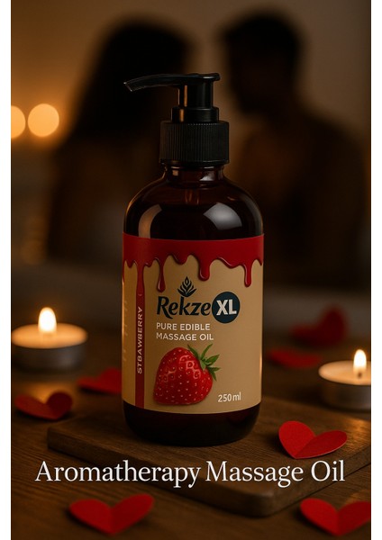 4 Adet Büyük Boy Gül Aromalı Masaj Yağı Etkili Yenilir Aromaterapi 250 ml fiyatları