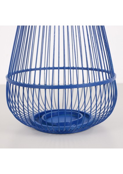 Mylamp Nil Mavi Bambu Mumluk 24X35X50 modelleri