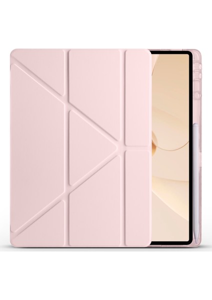 Huawei Matepad 12X Kılıf Tri Folding Üçe Katlanan Kalem Bölmeli Standlı Kılıf Uyandırma Özellikli fiyatları