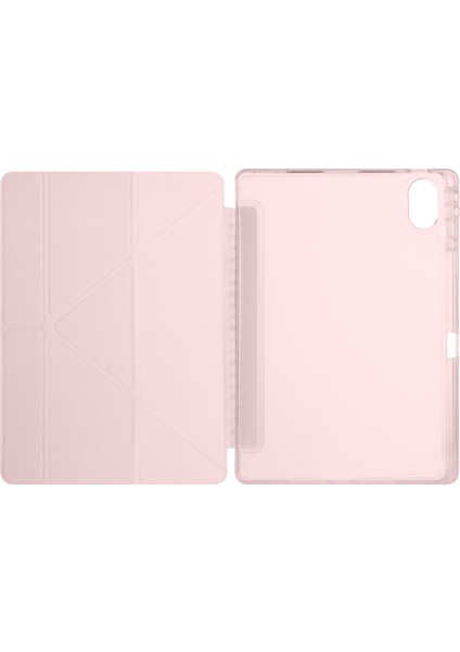 Huawei Matepad 12X Kılıf Tri Folding Üçe Katlanan Kalem Bölmeli Standlı Kılıf Uyandırma Özellikli modelleri