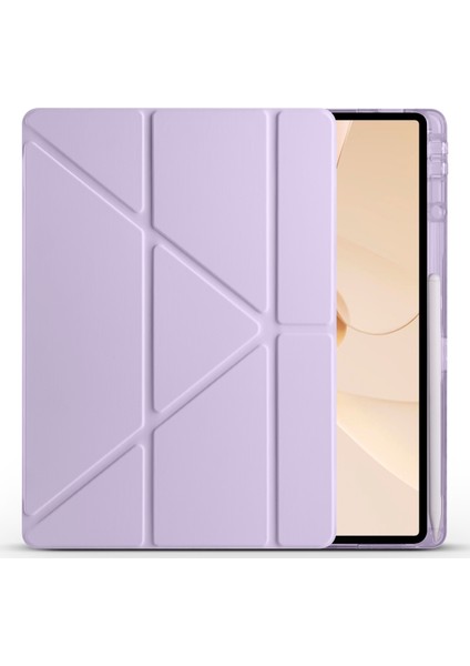 Huawei Matepad 12X Kılıf Tri Folding Üçe Katlanan Kalem Bölmeli Standlı Kılıf Uyandırma Özellikli fiyatları