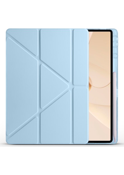 Huawei Matepad 12X Kılıf Tri Folding Üçe Katlanan Kalem Bölmeli Standlı Kılıf Uyandırma Özellikli fiyatları