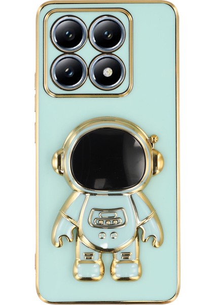 Xiaomi 14T Pro Astronot Gizli Ayaklı Galvanik Yumuşak Tpu Telefon Kılıfı (Yurt Dışından)