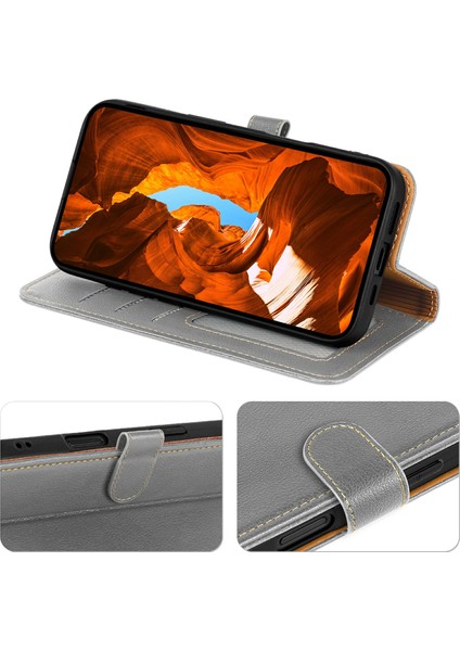 Xiaomi Poco F7 5g Rfıd Engelleme Cüzdan Litchi Doku Deri Telefon Kılıfı (Yurt Dışından) modelleri