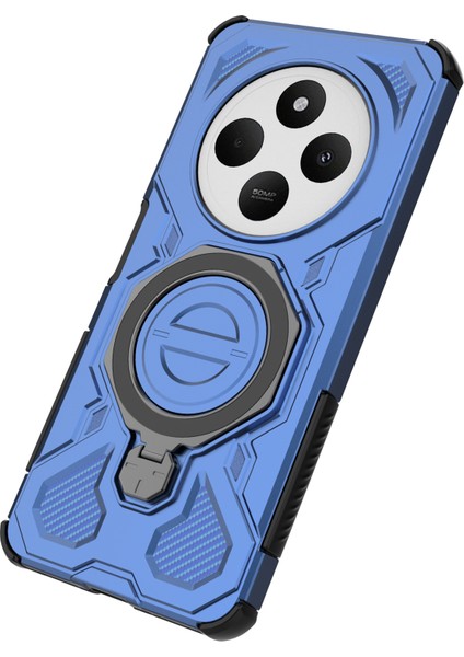 Xiaomi Redmi 14C 4g / 14R 5g / Poco C75 4g Döner Metal Ayaklı Pc + Tpu Telefon Arka Kılıfı (Yurt Dışından) indirimleri