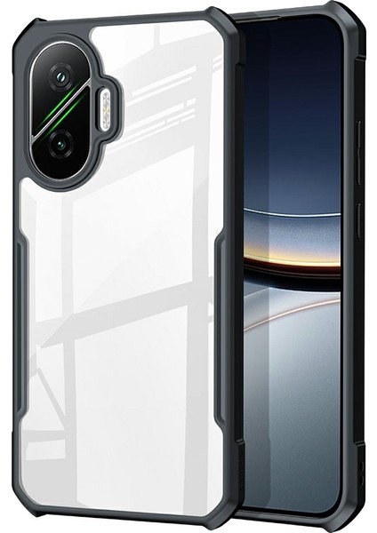 Xiaomi Poco F7 5g Düşmeye Dayanıklı Tpu + Akrilik Şeffaf Arka Telefon Kılıfı (Yurt Dışından)
