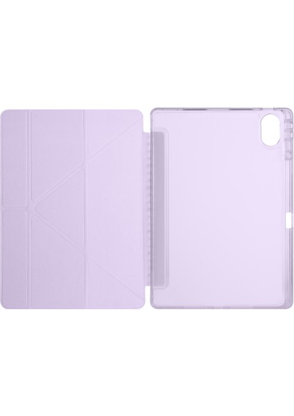 Huawei Matepad 12X Kılıf Tri Folding Üçe Katlanan Kalem Bölmeli Standlı Kılıf Uyandırma Özellikli modelleri