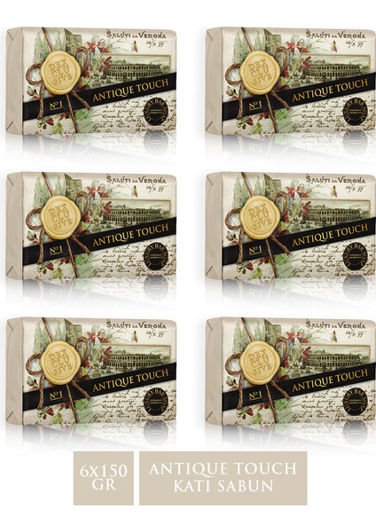 Katı Sabun Antique Touch 150 gr x 6 Adet