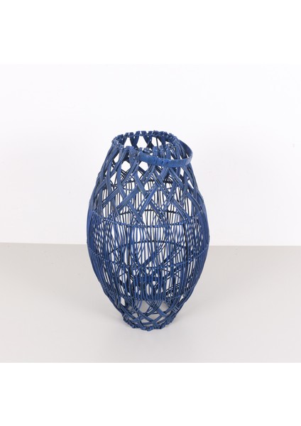 Mylamp Seher Mavi Rattan Mumluk 30X50X60 cm fırsatları