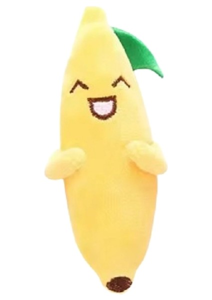 Muz Şekilli Köpek Peluş Oyuncak 14 cm