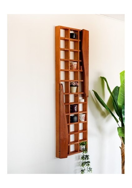 Ahşap Bardak Kupa Rafı & Baharatlık 5100